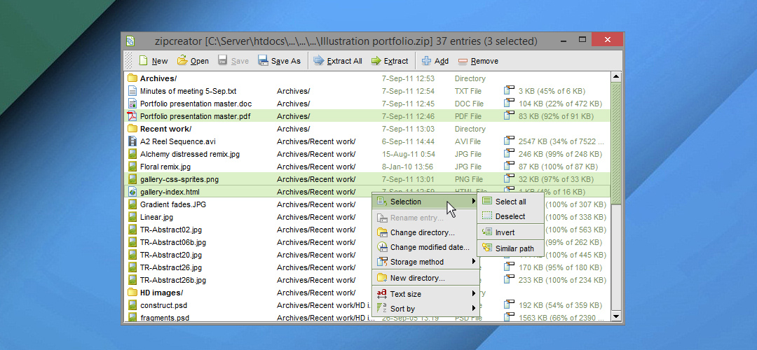 Application window screenshot